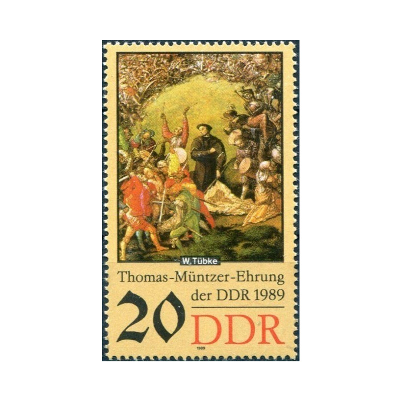 East Germany stamps (1989) for sale. German Peasants War (1524 to 1525)
