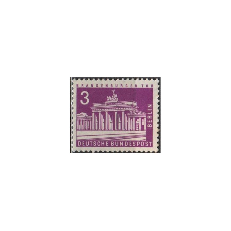 Vakarų Berlyno pašto ženklai (1963). Brandenburgo vartai