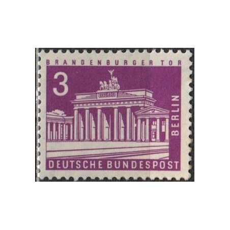 Vakarų Berlyno pašto ženklai (1963). Brandenburgo vartai