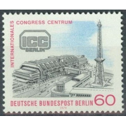 Vakarų Berlyno pašto ženklai (1979). Naujas kongresų centras