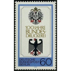 Vakarų Berlyno pašto ženklai (1979). Berlyno spaustuvė