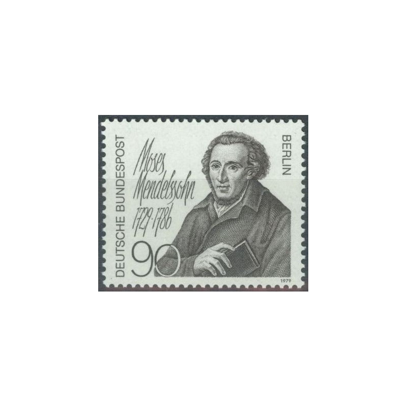 Vakarų Berlyno pašto ženklai (1979). Filosofas