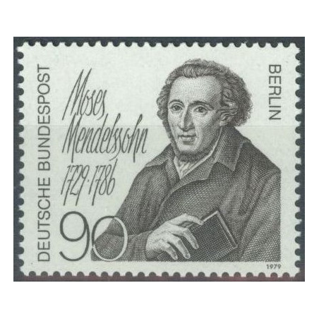 Vakarų Berlyno pašto ženklai (1979). Filosofas