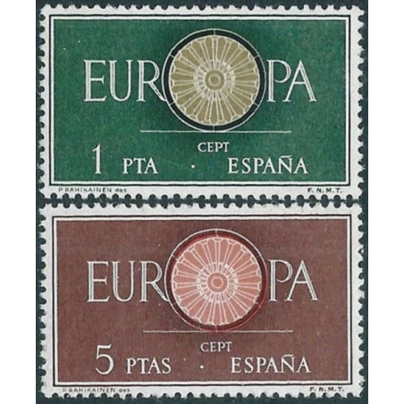 Ispanijos pašto ženklai (1960) - Fantastiškos Europa ženklų kainos