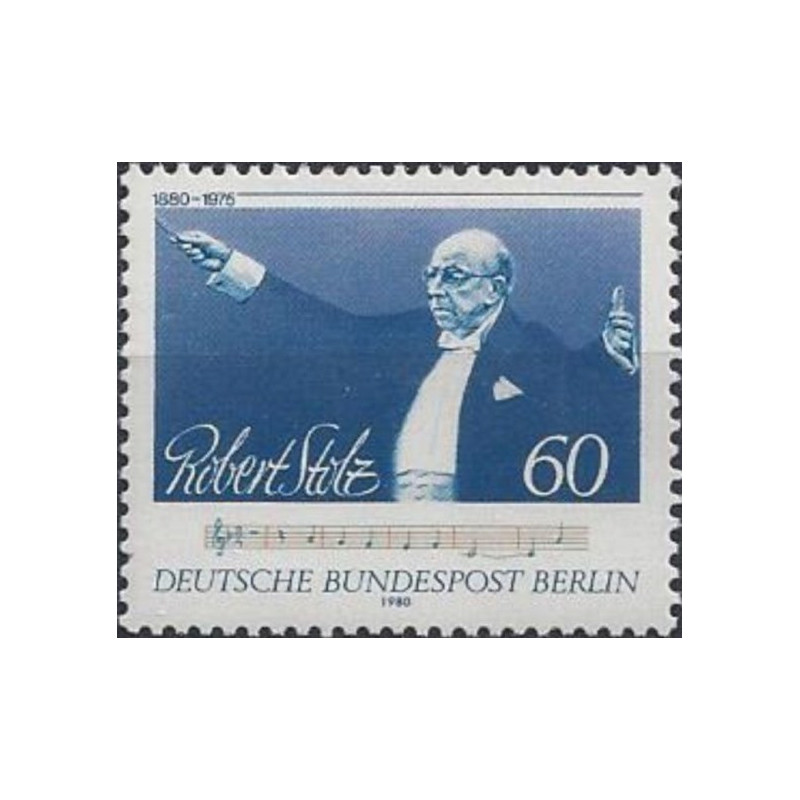 West Berlin stamps (1980) for sale. Austrian composer
