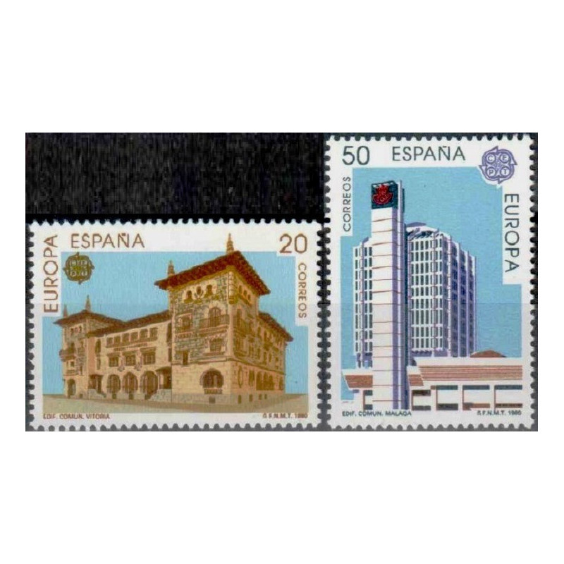 Ispanijos pašto ženklai (1990). Pašto pastatai