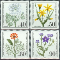 Vakarų Berlyno pašto ženklai (1980). Žydintys augalai