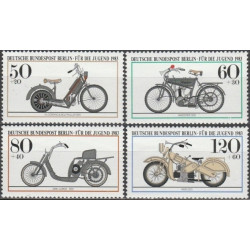Vakarų Berlyno pašto ženklai (1983). Senoviniai motociklai