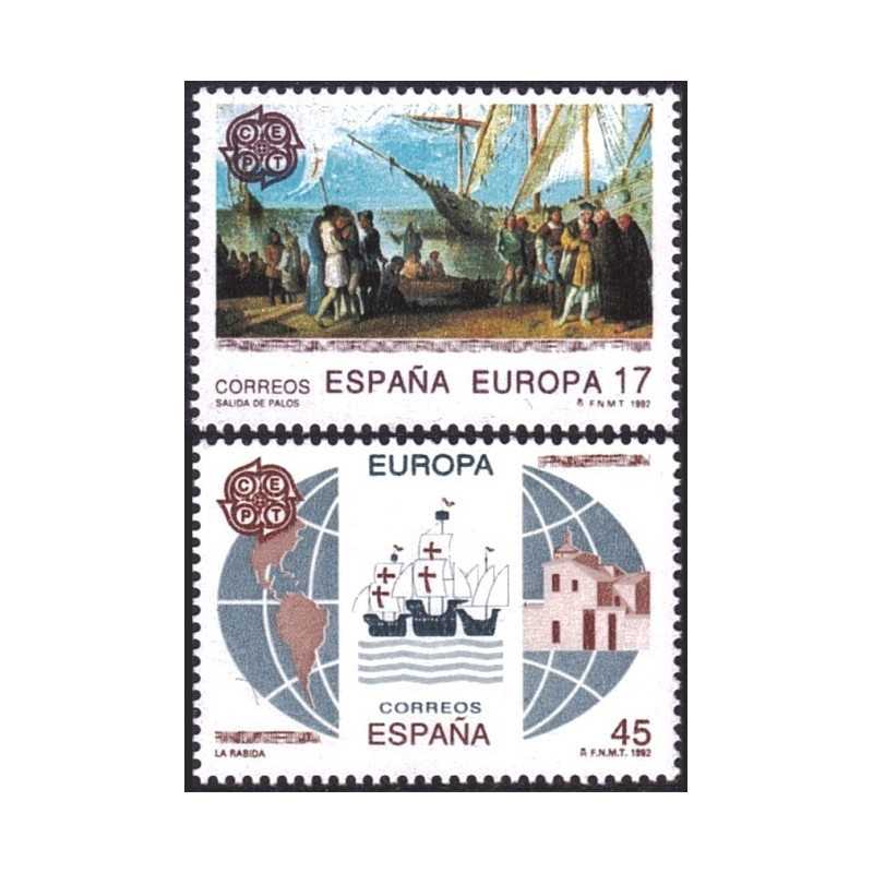 Ispanijos pašto ženklai (1992). Amerikos atradimas