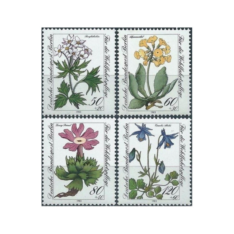 West Berlin stamps (1983) for sale. Flowers