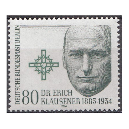 Vakarų Berlyno pašto ženklai (1984). Katalikų bažnyčios veikėjas