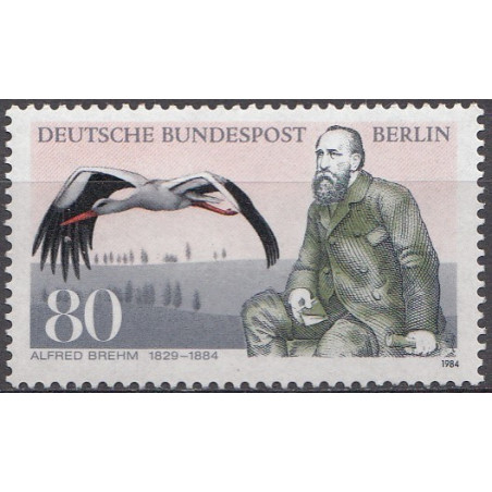 West Berlin stamps (1984) for sale. Alfred Brehm (German zoologist)