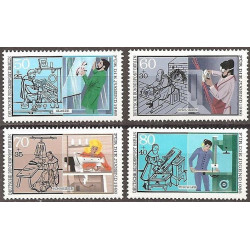 Vakarų Berlyno pašto ženklai (1986). Profesijos