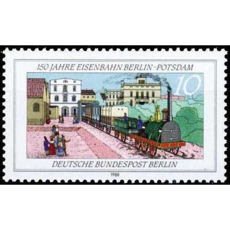 Vakarų Berlyno pašto ženklai (1988). Geležinkelių transportas