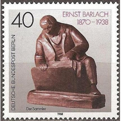 Vakarų Berlyno pašto ženklai (1988). Skulptūra