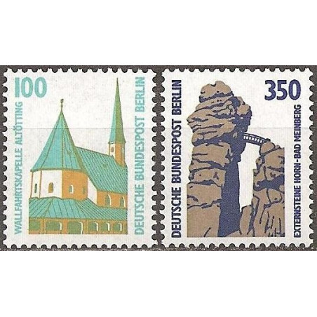Vakarų Berlyno pašto ženklai (1989). Turizmas
