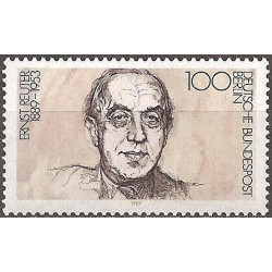 Vakarų Berlyno pašto ženklai (1989). Miesto meras
