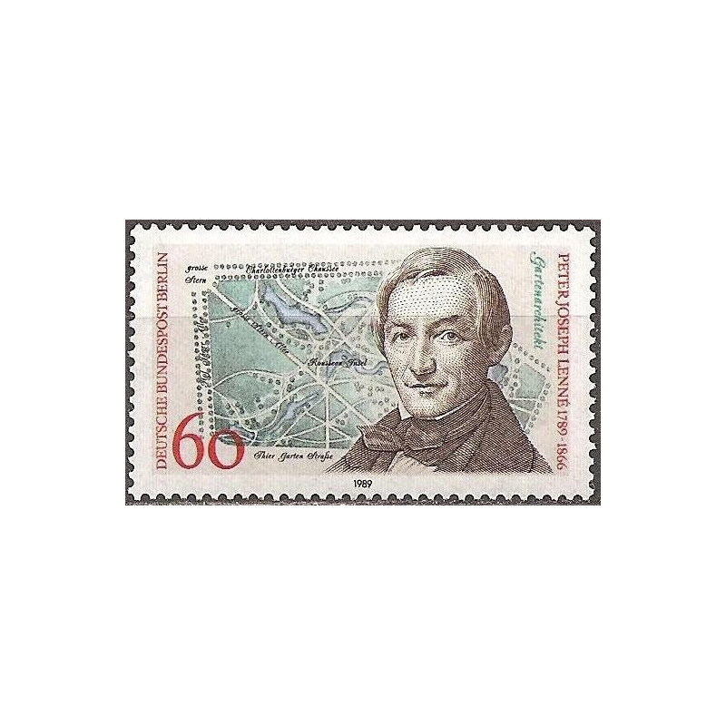 West Berlin stamps (1989) for sale. Garden architect