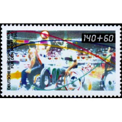 Vakarų Berlyno pašto ženklai (1990). Vežimėlių krepšinis