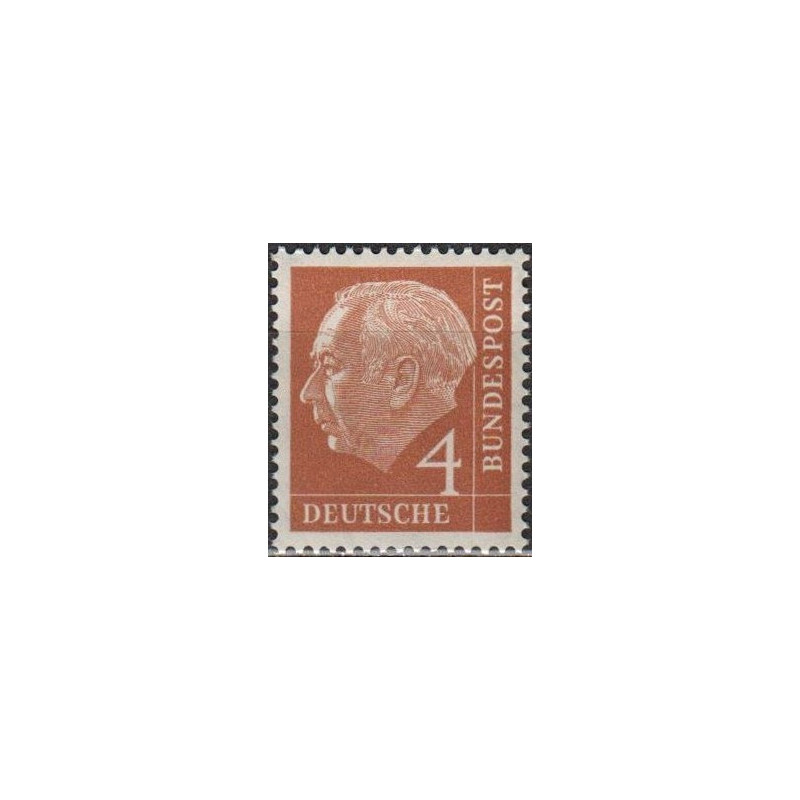 Vokietijos pašto ženklai (1954). Prezidentas