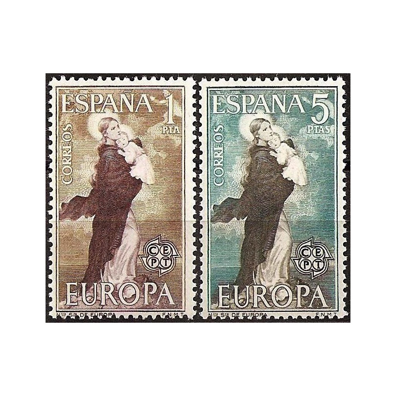 Ispanijos pašto ženklai (1963) - Fantastiškos Europa ženklų kainos‎