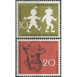 Vokietijos pašto ženklai (1958). Wilhelmas Bušas (rašytojas)