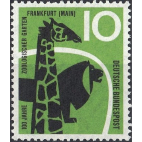 Vokietijos pašto ženklai (1958). Frankfurto zoologijos sodas