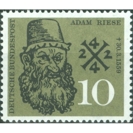 Vokietijos pašto ženklai (1959). Adamas Ryzė (matematikas)