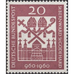 Vokietijos pašto ženklai (1960). Vyskupai