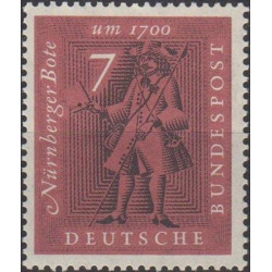 Vokietijos pašto ženklai (1961). Pašto istorija
