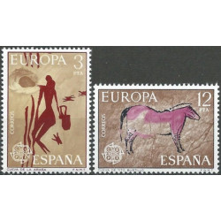 Ispanijos pašto ženklai (1975). Urvų piešiniai