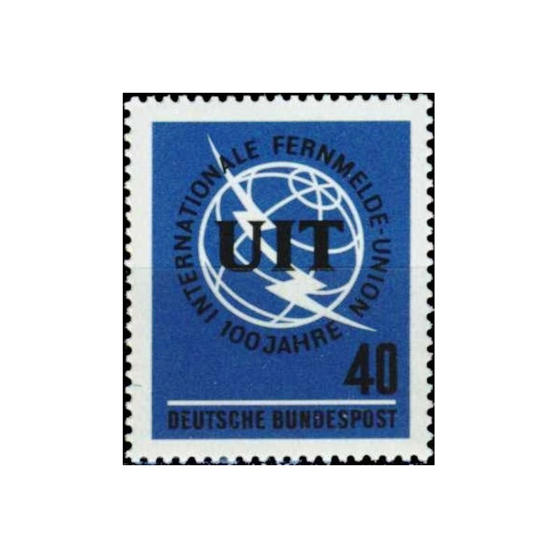 Vokietijos pašto ženklai (1965). Tarptautinė telekomunikacijų sąjunga