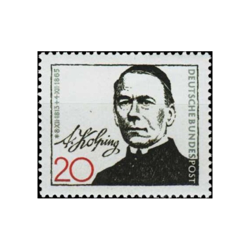 Vokietijos pašto ženklai (1965). Katalikų bažnyčios veikėjas