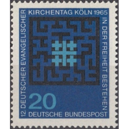 Vokietijos pašto ženklai (1965). Katalikų bendruomenės šventė