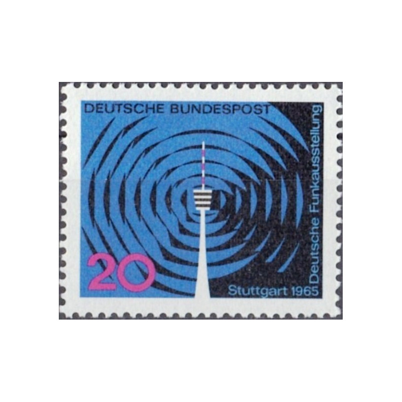 Germany stamps (1965) for sale. German Radio and Television Exhibition