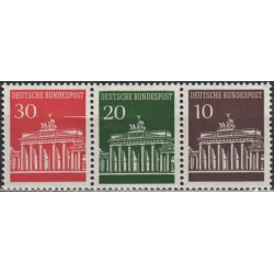Vokietijos pašto ženklai (1966). Brandenburgo vartai