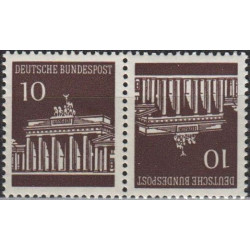 Vokietijos pašto ženklai (1966). Brandenburgo vartai