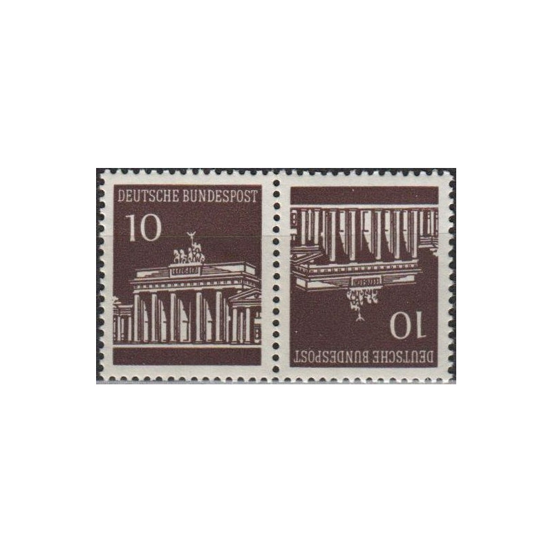 Vokietijos pašto ženklai (1966). Brandenburgo vartai