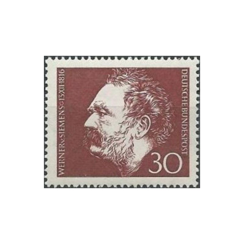 Vokietija 1966. Verneris fon Zymensas (vokiečių išradėjas ir pramonininkas)