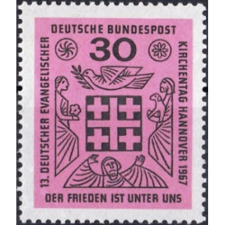 Vokietijos pašto ženklai (1967). Evangelikų bendruomenės šventė
