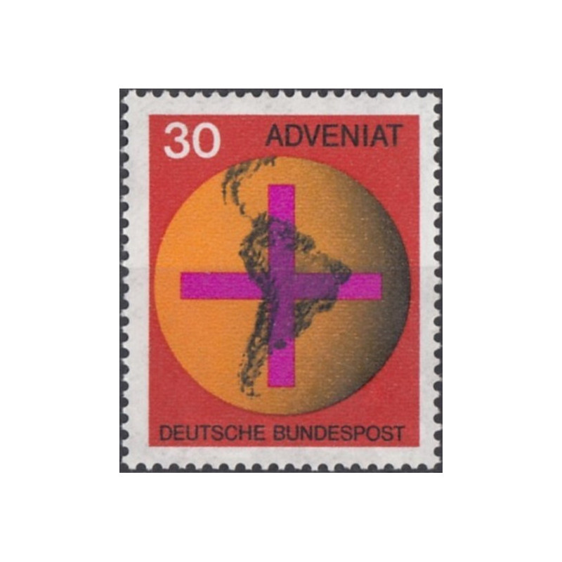 Germany stamps (1967) for sale. Support for Latin American church