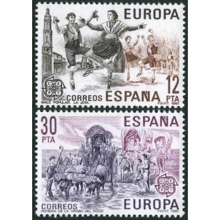 Ispanijos pašto ženklai (1981). Liaudies kultūra