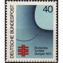 Vokietijos pašto ženklai (1973). Gimnastikos varžybos