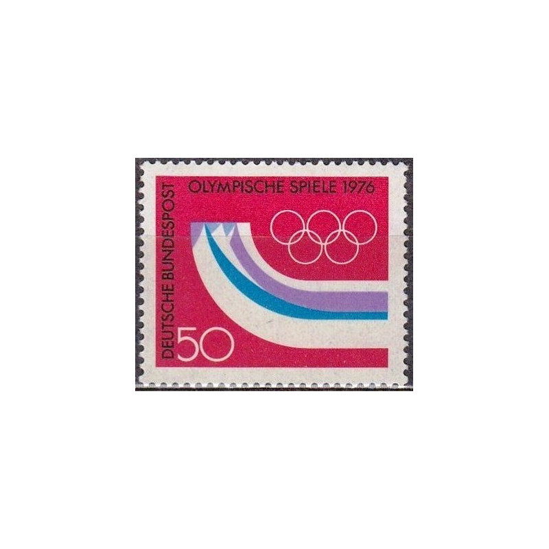 Vokietijos pašto ženklai (1976). Insbruko žiemos olimpinės žaidynės