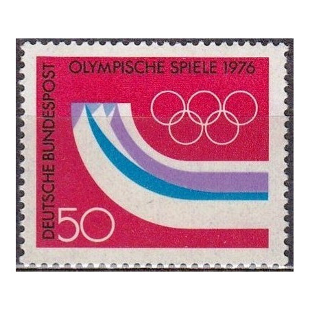 Vokietijos pašto ženklai (1976). Insbruko žiemos olimpinės žaidynės