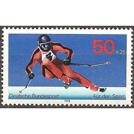 Germany stamps (1978) for sale. Skiing