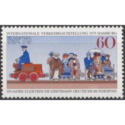Vokietijos pašto ženklai (1979). Geležinkelių transporto istorija