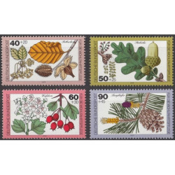 Vokietijos pašto ženklai (1979). Miško medžiai