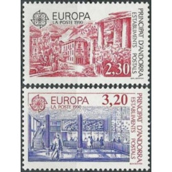 Andoros pašto ženklai (1990). Pašto pastatai