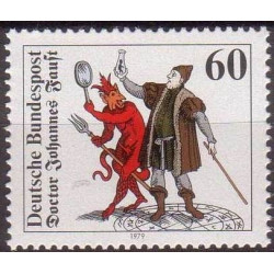 Vokietijos pašto ženklai (1979). Daktaras Faustas (literatūros kūrinys)